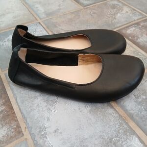 Angles brand Nomia Barefoot ballet flat - Black Leather. EU 40 US 9